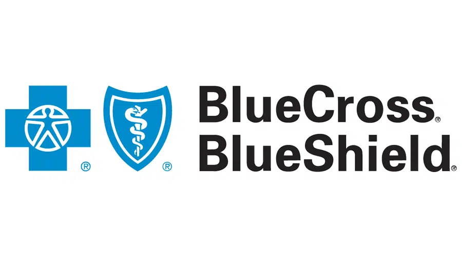 BlueCross-BlueShield health insurance logo.
