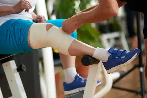 Personal Injuries treatment for sprains and strains on legs