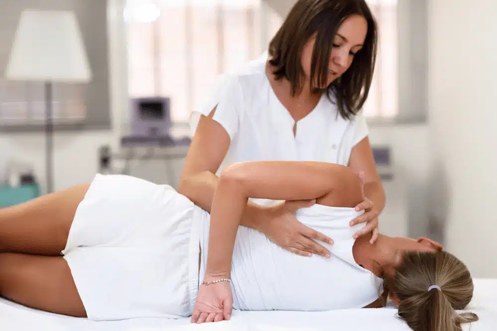 woman receiving therapy from an experienced specialist